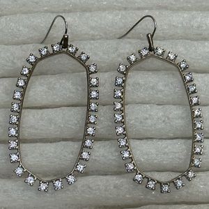 Kendra Scott Danielle Open Frame Crystal Earrings